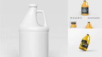 2702+ 1 Gal Plastic Jug PSD Mockup Versatile Photoshop File