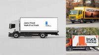 2705+ Truck Mockup Free Free Graphic Design Resource