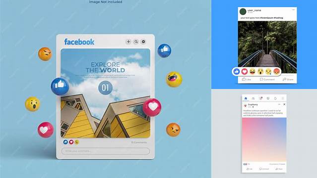 2706+ Facebook Post Mockup Psd PSD Download