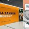 2707+ Horizontal Banner Mockup Photoshop Freebie