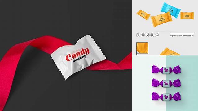 2707+ Matte Candy PSD Mockup Premium Design Freebie