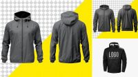 2709+ Windbreaker Jacket Mockup Psd Free PSD File for Designers