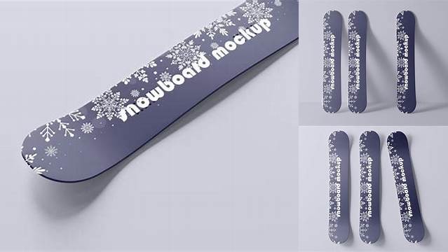 271+ Snowboard Mockup Easy Editable