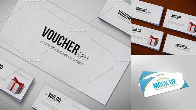 2716+ Gift Voucher Mock Up Best for Showcase