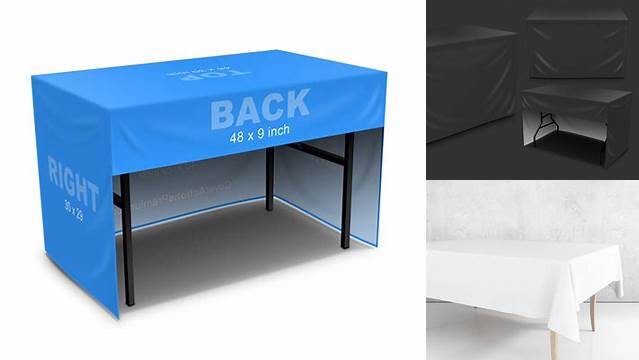 2716+ Table Cover Mockup Smart PNG Image