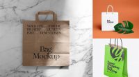 272+ Matte Paper Shopping Bag PSD Mockup Half Side View Best Free Mockup PSD