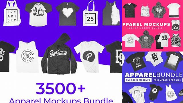 2721+ 3500+ Apparel Mockups Bundle Free Download Exclusive Layered PSD Mockup