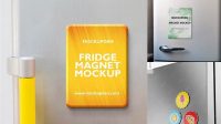 2722+ Magnet Mockup Free Download Professional PSD Mockup