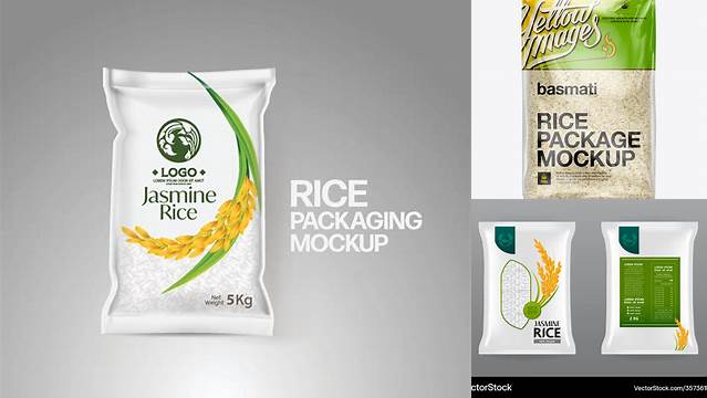 2728+ Rice Packaging Mockup Free Mockup PSD