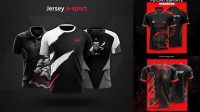 2732+ Esports Jersey Mockup Psd Digital Download