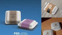 2733+ Styrofoam Box PSD Mockup Custom PSD Mockup Template