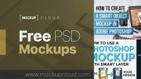 2739+ Mockup Cloud Free Download Smart Object PSD Template