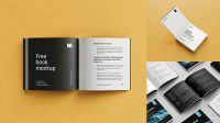 2744+ Square Book Mockup Free Download Premium PSD Resource