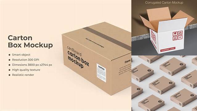 275+ Carton Package PSD Mockup Front & Side Views Professional Quality PSD Freebie