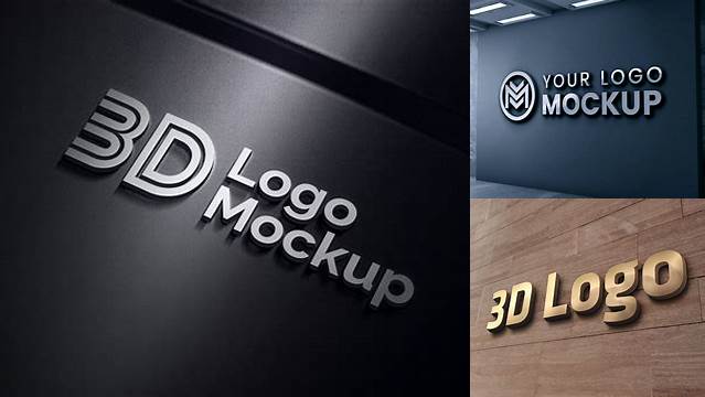 2751+ 3d Logo Mockup Psd Free Download 2020 Hight Resolution