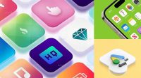 2752+ Application Icon Mockup PSD Download