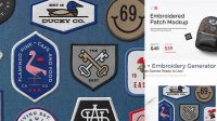 2753+ Patch Mockups + Embroidery Generator High Resolution