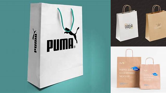 2758+ Metallic Paper Bag PSD Mockup Download Free Editable PSD Template