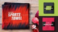 2761+ Sports Towel Mockup Free PSD