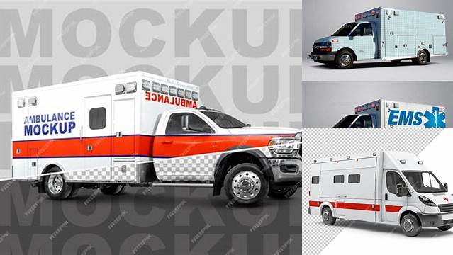 2767+ Ambulance Mockup Digital Download