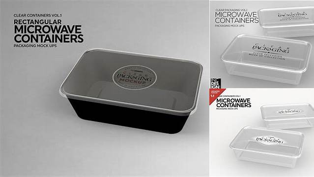 2768+ Microwave Container Mockup Free Hight Resolution