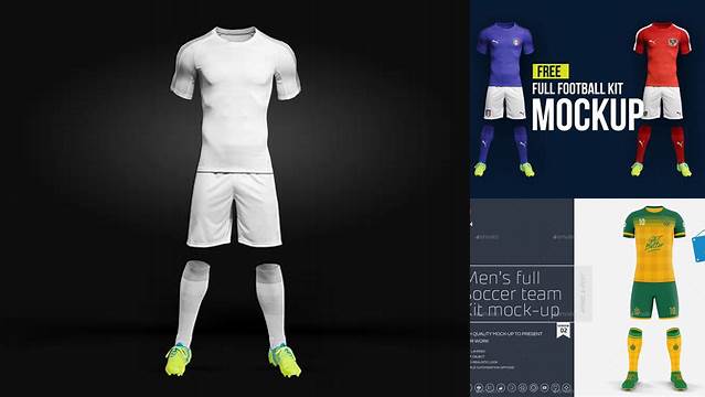 2769+ Football Kit Mockup Download Professional PSD