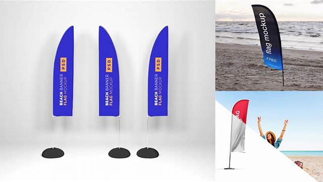 277+ Beach Flag Mockup Psd Modern PSD Templates