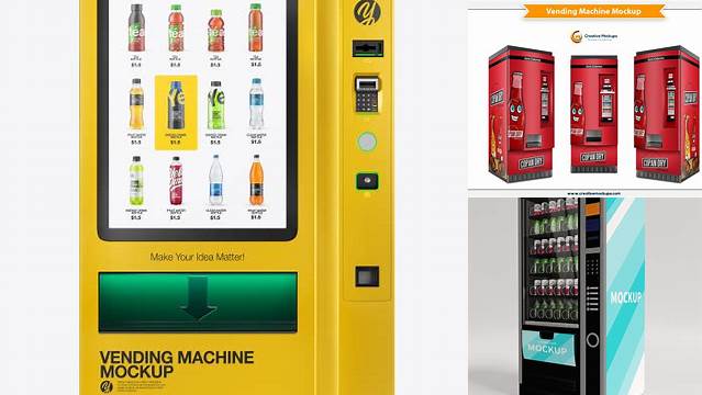 2771+ Mockup Vending Machine High Resolution