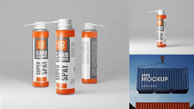 2774+ Metallic Container PSD Mockup Advanced Editable PSD