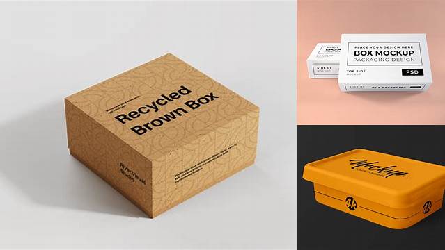 2779+ Plastic Box Mockup Free Professional PSD Mockup