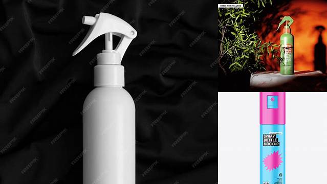 2784+ Matte Cosmetic Bottle with Trigger Sprayer PSD Mockup Mockup PSD Free Download