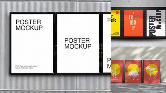 2786+ 3 Poster Mockup Best for Showcase