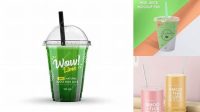 2790+ Smoothie Cup Mockup Exclusive Free PSD