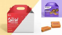 2791+ Paper Lunch Box Mockup Editable Photoshop File