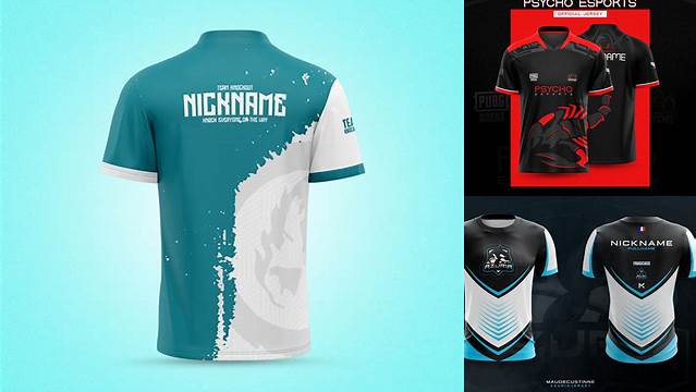 2793+ Esport Jersey Mockup Customizable Design Files