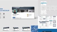 2793+ Linkedin Mockup 2020 Best for Showcase