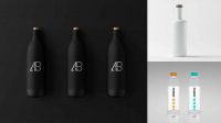 2793+ Matte Transparent Bottle PSD Mockup Free Downloadable Graphic Resource