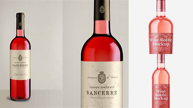 2793+ Rose Wine Mockup Digital Download