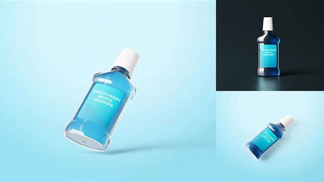 2797+ Mouthwash Bottle Mockup Free Easy Editable