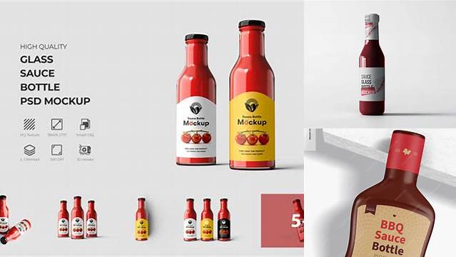 2798+ Mustard Sauce Bottle PSD Mockup Creative Design PSD Free Download