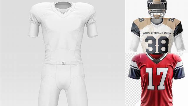 2801+ American Football Uniform Mockup PSD File Download