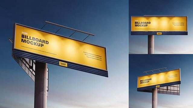 2804+ Free Billboard Mockups For Free Download