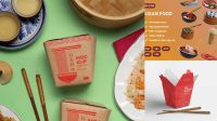 2806+ Chinese Food Mockup For Free Download