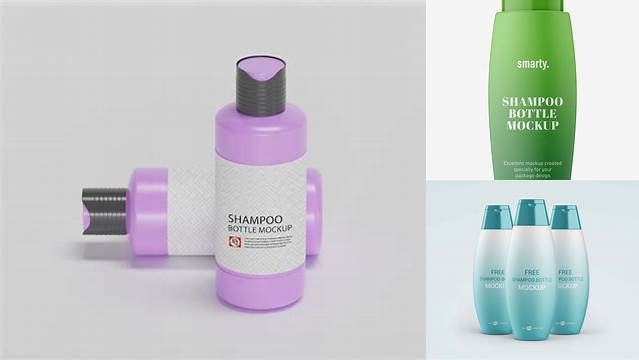 2811+ 350ml Shampoo Bottle PSD Mockup Download Professional PSD