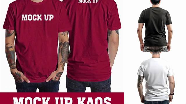 2812+ Mockup Kaos Depan Belakang Psd Advanced Editable PSD