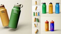 2812+ Sport Bottle PSD Mockup Elegant and Stylish Mockup