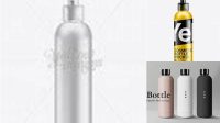 2819+ Metal Bottle with Batcher PSD Mockup High Resolution