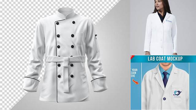 2820+ White Coat Mockup PSD Download