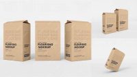 2826+ Two Kraft Paper Flour Bags PSD Mockup Exclusive Free Creative Resource