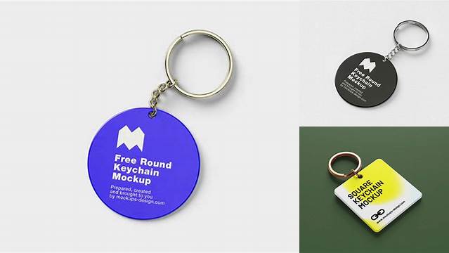 2828+ Acrylic Keychain Mockup Free Download Free